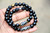 "Zebulon Silver" BOYBEADS for TMCF-Black Onyx + Dzi Tube Bead Bracelet for Guys