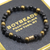 BOYBEADS Classics "Cornell Gold 6mm" Black Obsidian, Lava, Gold Hematite Mens Bead Bracelet