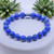 "Neil" BOYBEADS 10mm Blue Turquoise Howlite Bracelet