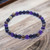 "Keith Gold 6mm" Small Beads BOYBEADS Purple Amethyst, Obsidian, Tiger Eye, Crown Bracelet Gift for Men
