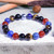 "Gordon"  by BOYBEADS 10mm Lapis Lazuli, Tiger Eye, Carnelian, Black Obsidian