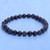 "Abel 8mm" BOYBEADS Black Obsidian + Lava Bracelet for Men