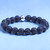 "Dave" 10mm Volcanic Lava Rock Beaded Bracelet