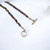 "Ankh: Key of Life" 4mm BOYBEADS  20" Tiger's Eye Ankh CZ Cross Necklace Stainless Steel Toggle Handmade Necklace for Him