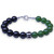 My Dog Cooper  9.0" BOYBEADS Bespoke 12mm Green Agate beaded bracelet for guys