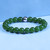 Justin Boybeads 10mm Green Taiwan Jade Beaded Bracelet