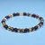 Donald Gold 6mm faceted tigers eye + hematite Beaded Bracelet by BOYBEADS