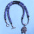26" BoyBeads 8mm Sodalite, Black Onyx & Pharaoh Pendant Necklace