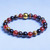 Harmony Shield Bracelet BOYBEADS 8mm multi-stone bead bracelet for men