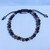 Steve Adjustable Boybeads 6mm faceted tigers eye + hematite Beaded Bracelet by BOYBEADS