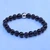 The Dark Knight 8mm BOYBEADS Matte + Polished Black Obsidian Men's Beaded Bracelet