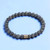 'Seth' 6mm Serpentine matte small bead bracelet by BOYBEADS