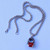 'Red Dragon's Claw' Stainless Steel 22" Statement Necklace