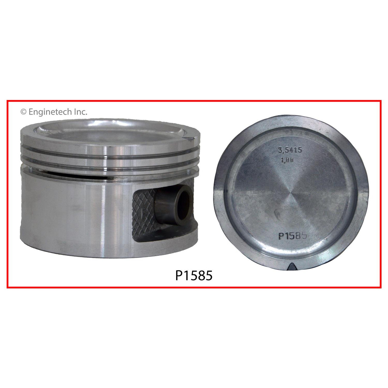 Enginetech P1585(4) Piston Set P1585(4) | Engine Parts 4 Less