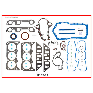 B3.8B-81 Gasket Set - Full