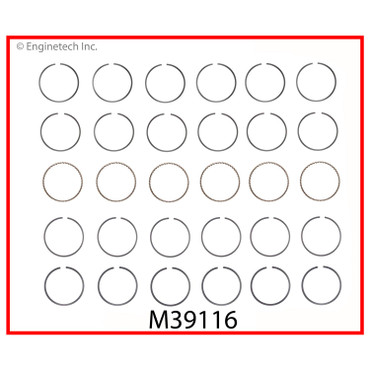 M39116 Piston Ring Set