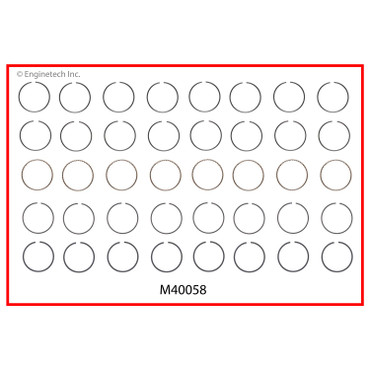 M40058 Piston Ring Set