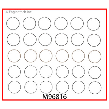 M96816 Piston Ring Set