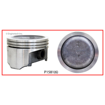 P1581(6) Piston Set