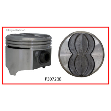P3072(8) Piston Set