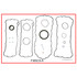 F365CS-A Gasket Set - Lower