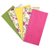Jardin Assortment-meadow green, jardin print, buttercup, azalea (200 sheets) 