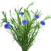 Blue Cornflowers are fresh flowers with a small, bright blue bloom and a ball-like center surrounded by frilly indigo petals to create lovely star-like florets.