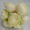Peony Bouquet (x 7)-Cream