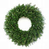 Fraser fir is widely used as in  Christmas wreaths. Its fragrance, shape, strong branches, and ability to retain its soft needles for a long time.
