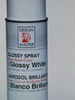 glossy white spray