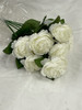 white french ranunculus silk flower
