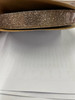 Glittered frosted satin #3 ribbon silver