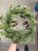 wreath lodge pine 24" 