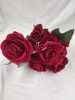 Velvet Finish Imperial Rose Silk Bush