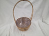 8" Round Natural Handle Basket
