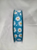 #9 Turquoise Linen with White Daisies 