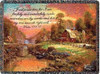 Sunset at Riverbend Farm Tapestry Throw