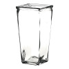 Item Number:  3368-12-09
Description:  9" Tapered Square Vase
Color:   Crystal
Pack Size:   12
Base:   3 in
Opening:   4 in
