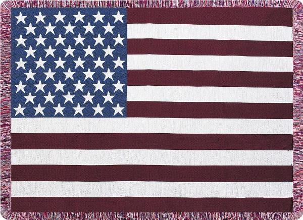 Stars & Stripes Tapestry Throw