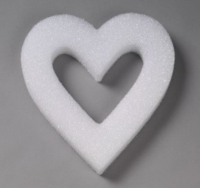 Styrofoam Open Heart   *MANY SIZES