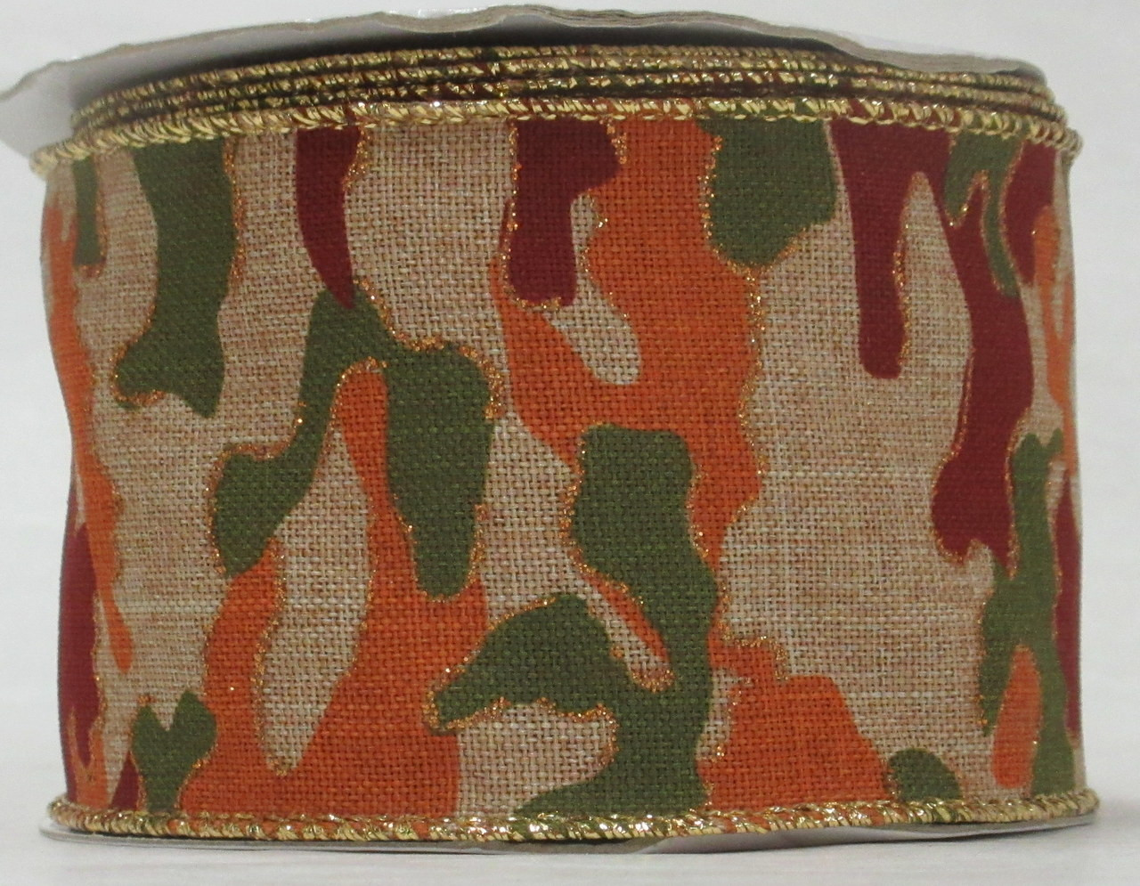 Metallic Camo-Autumn Ribbon