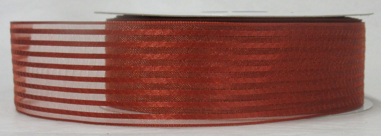 Sheer Stripe-Rust Ribbon