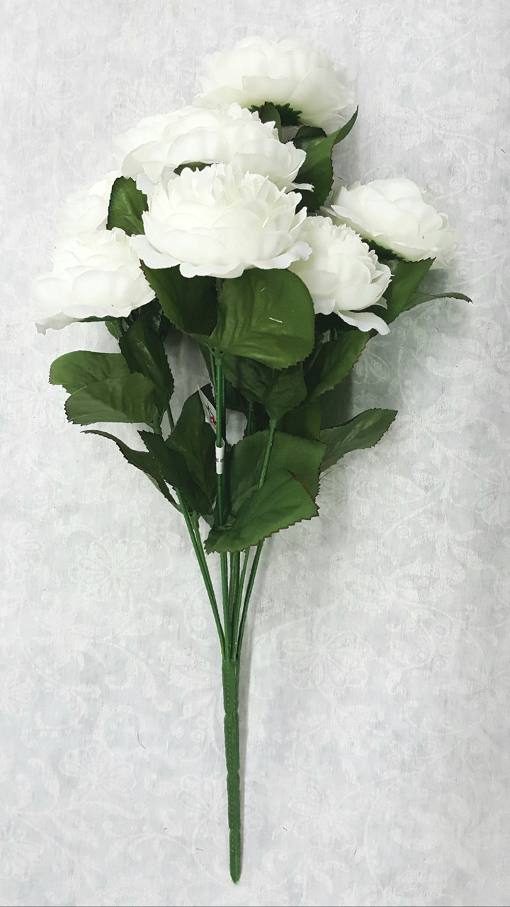 French Ranunculus Bush-WHITE