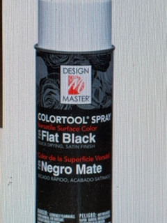 flat black spray