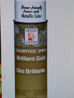 brilliant gold spray
