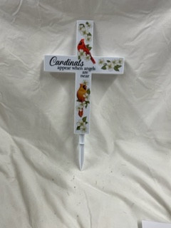 Solar LED cross (when a cardinal appears)