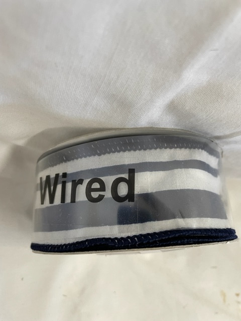 navy batiki #9 ribbon by 10 yards 