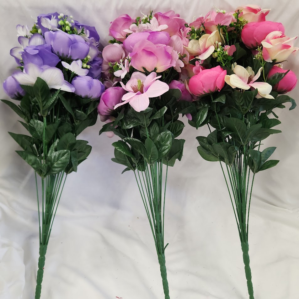 Magnolia/Ranuculus/Rose Bush