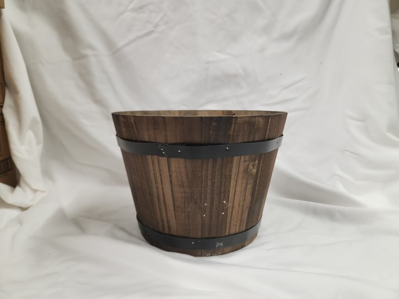 Whiskey Barrel Planter with Liner