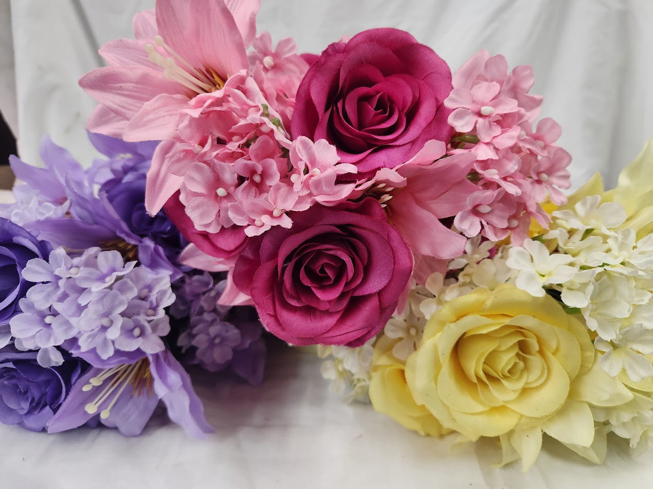 Clematis/Rose/Primrose Silk Bush